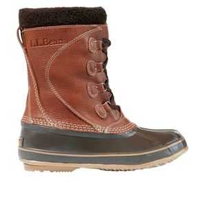 Women's L.L.Bean Snow Boots with Tumbled Leather